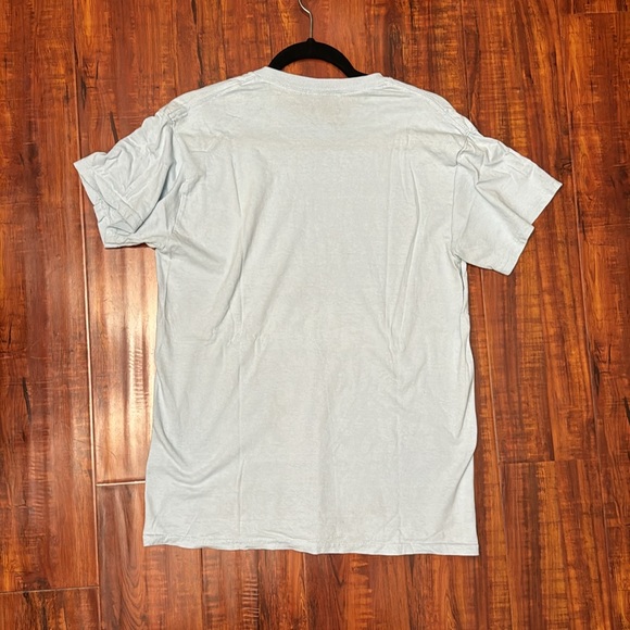 Y2K Reckless T-Shirt | Light Blue | Medium | Used Like New - Picture 2 of 4